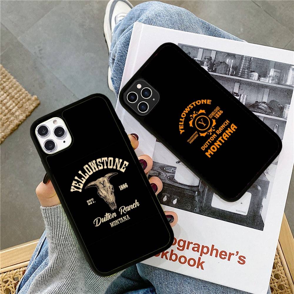 Popular Y-Yellowstone D-Dutton R-Ranch Phone Case For iPhone 16 Pro Max 15 14 Plus 14 13 12 11 17 PC+TPU Cases Back Cover