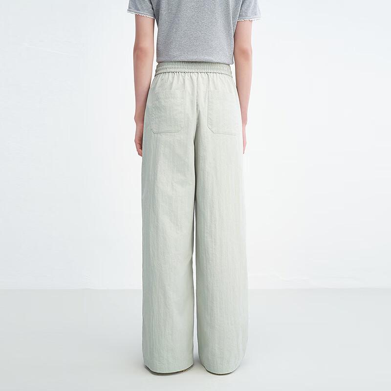 LED'IN Little Color Shield Elastic Waist Wide-Leg UV Protection Casual Pants