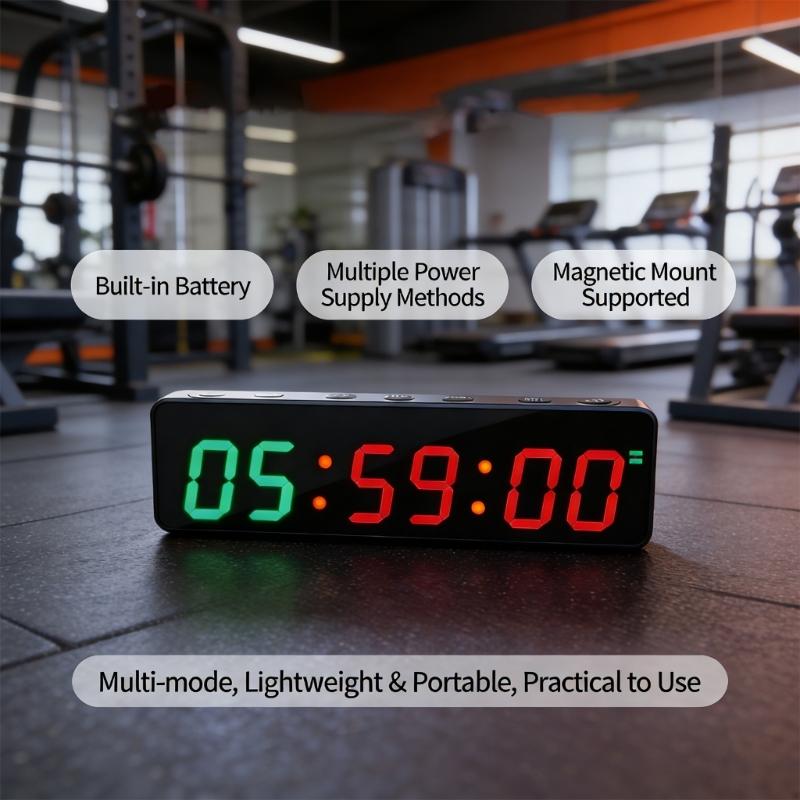 Intelligente Digitale Uhr Timer Mit Mehreren Modi LED-Anzeige Zeitmessgerät Für Fitness-Enthusiasten Und Heimköche