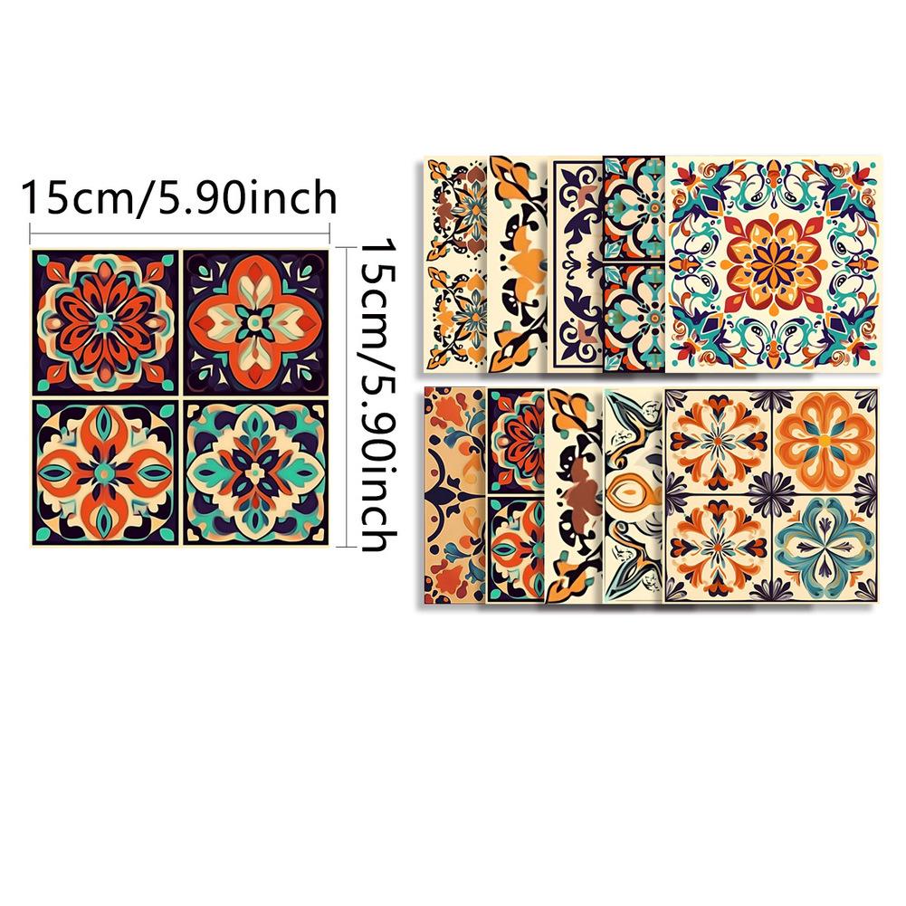 Kitchen Decoration Retro Tile Stickers Home Decor Solution