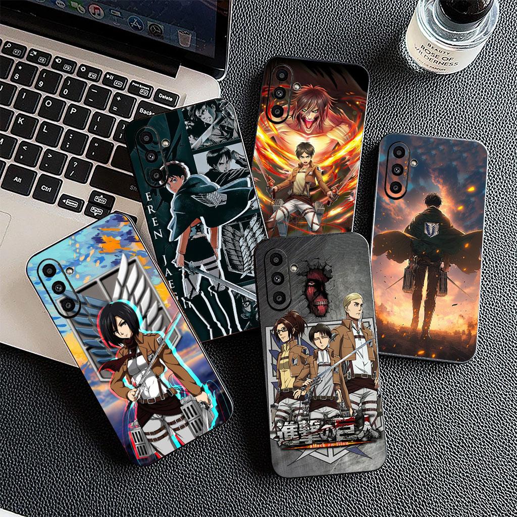 Casing Phone Cover for Apple iPhone 17 Pro XS Max Air 6 Plus X 5 + SE 2022 SE2 16E XR Case  Attack Levi on Eren titan Jaeger