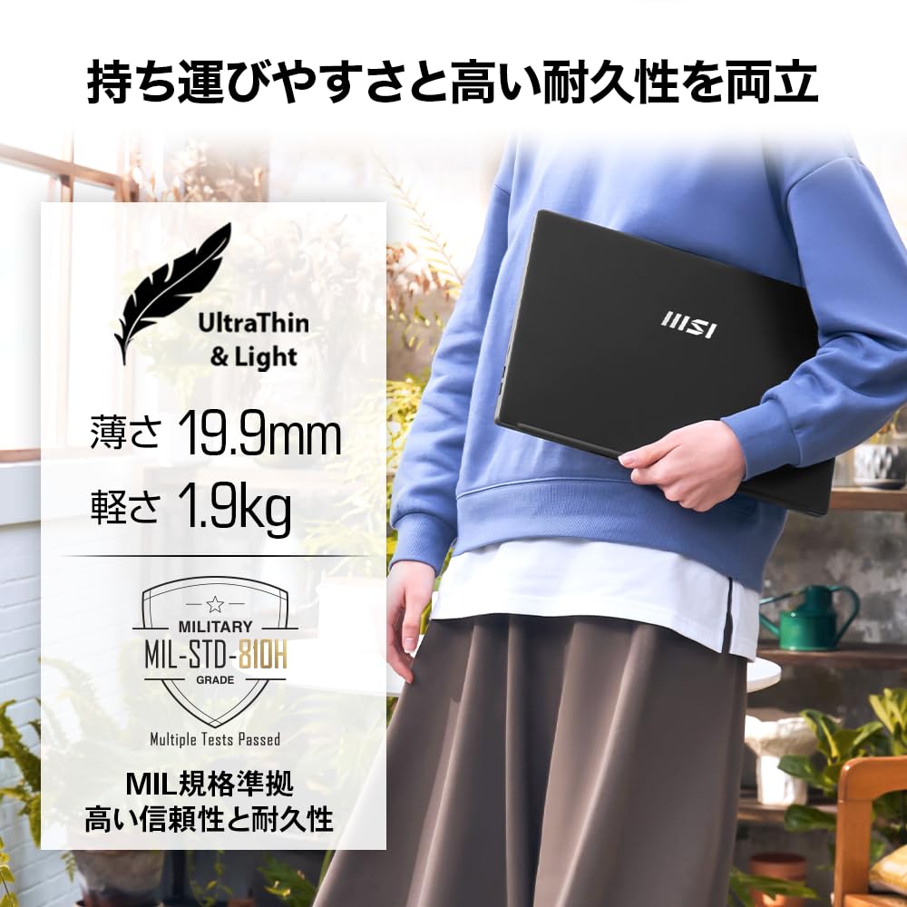 I9 High Power and Large MSI Business Laptop 16GB 1TB Inch Core Windows 11 Home [Core Installed, Screen] Modern15H, Memory, SSD, 15.6 FHD, i9-13900H,