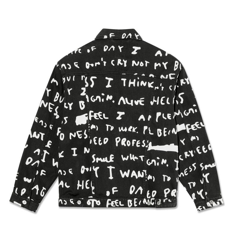 Polar Sad Notes Patrik Jacket [Black/White]