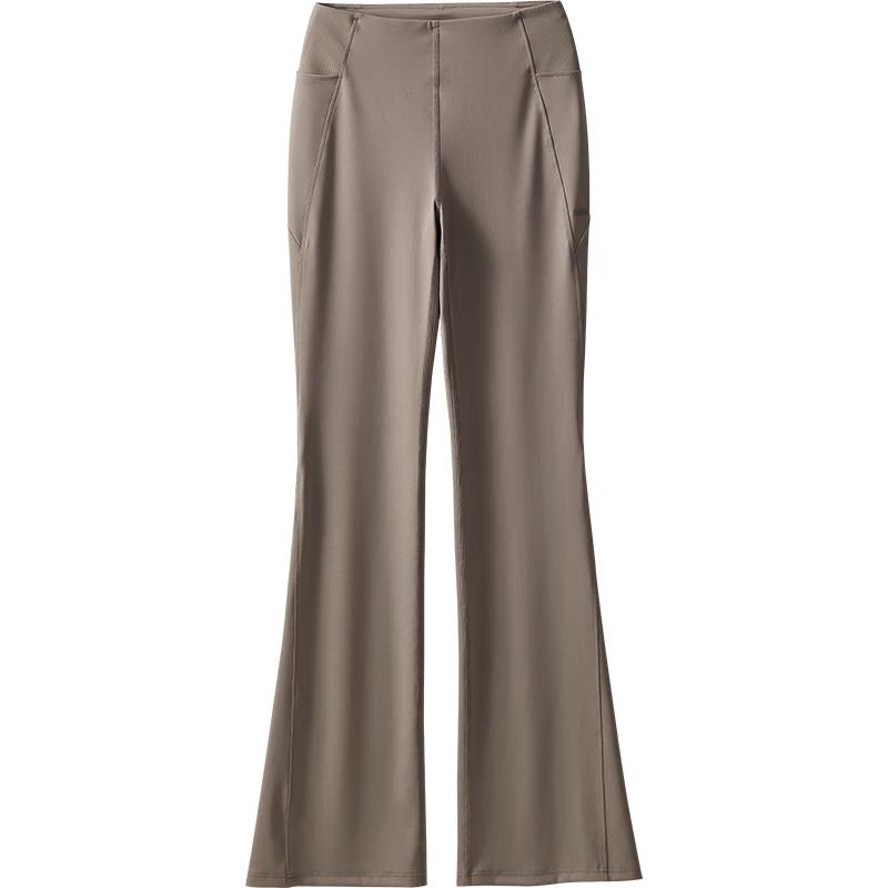 Beneunder Women s Ice Silk High-Stretch Flared Pants M