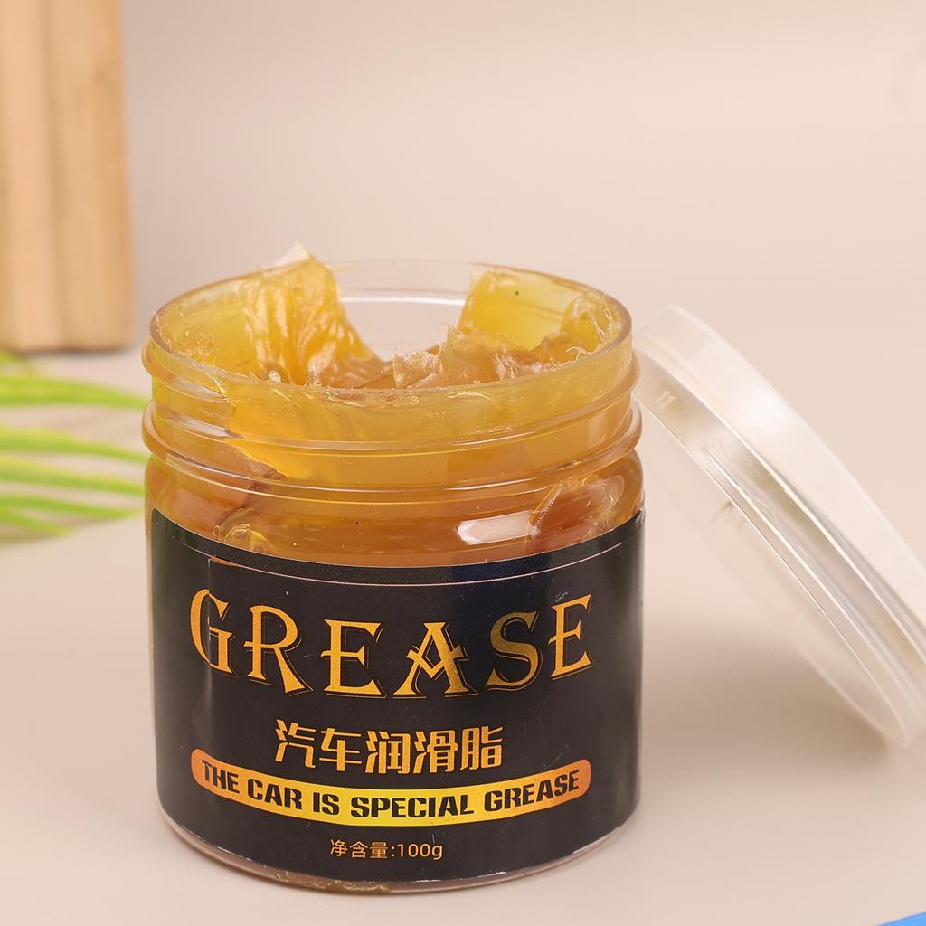 Grease Car Bearing Lubricant 100g High Low-Temperature Resistance Yellow Grease Waterproof Auto Hub Bearings Lubricating Oil
