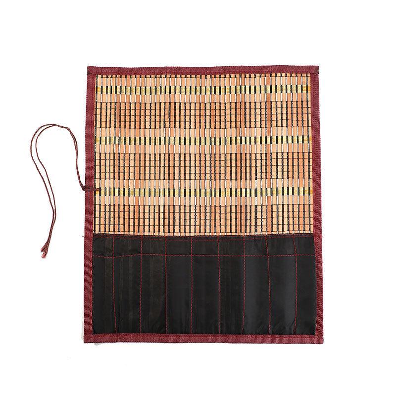 Ancient Style Bamboo Brush Pouch: Large Capacity, Multi-Specifications