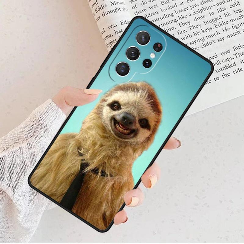 Baby Sloth Phone Case For Samsung Galaxy S25 S23 S30 S8 S21 S20 FE S24 S22 Note 10 20 S8 Plus lite Ultra