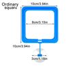 Aquarium Fish Feeding Ring Fish Tank Blue Floating Station Food Tray Feeder Prevent Food Dispersion Fish Pinch with Suction Cup