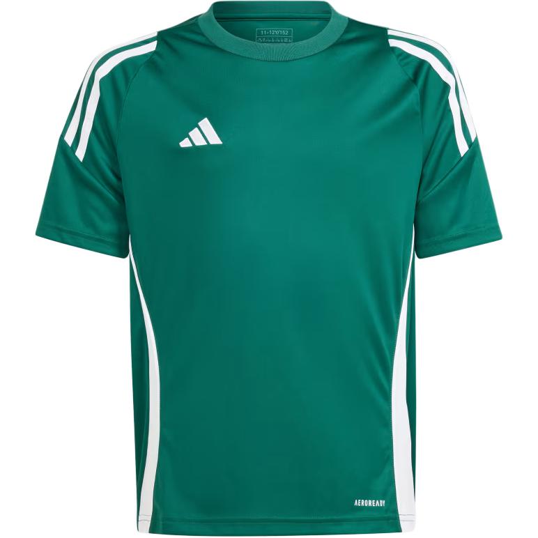 Adidas Tiro 24 T Shirt Dark Green / White Teenagers IS1028 13-14Y