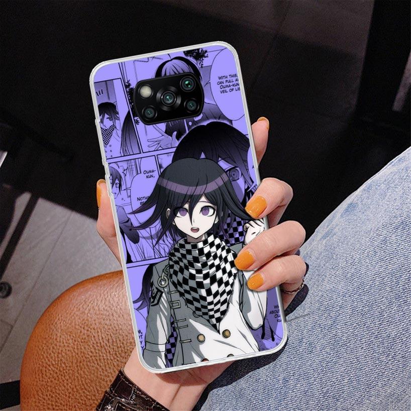 Danganronpa Kokichi Ouma Phone Case For Xiaomi Poco X7 X6 X5 Pro F7 Ultra Redmi 15C 15 13C 13 12C 12 10 10A 10C 9 9A 9C 9T Cover