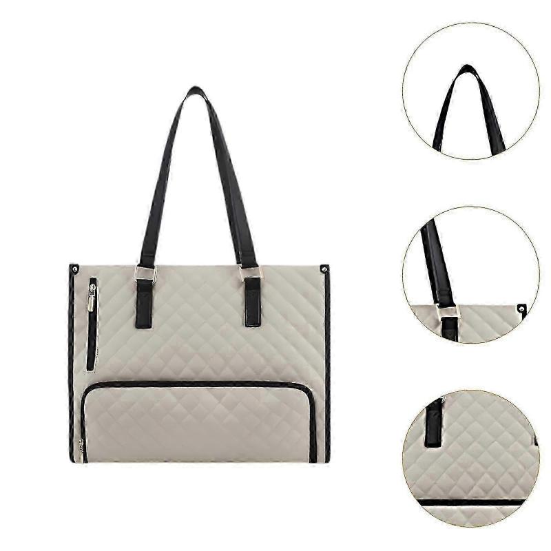 Womens Lunch Tote Bag Lunch Box Bag Computer Shoulder Handbag for Casual Office - KM