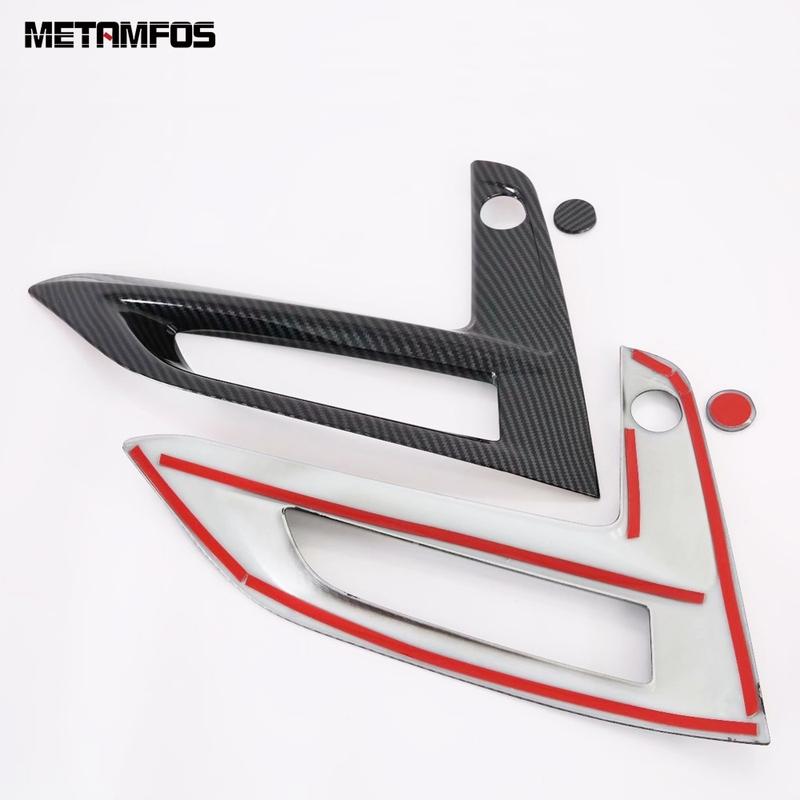 For Nissan Sentra Bluebird Sylphy - 2024 Chrome Front Fog Light Lamp Cover Trim Foglight Frame Protector Car Accessories