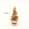 1/12 Dollhouse Mini Christmas Tree Cedar Tree Model Dollhouse Xmas Scene Decor Ornament Doll House Festival Decoration Toys