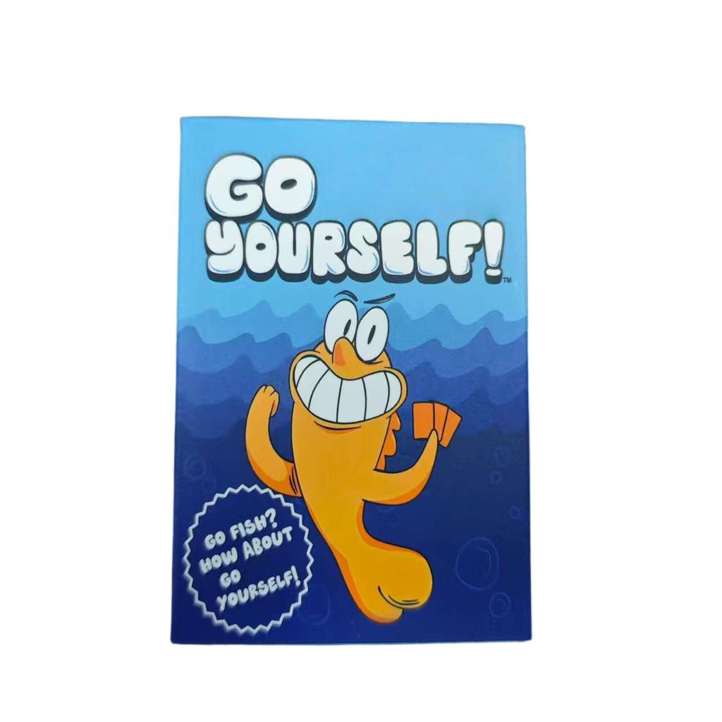 Fun Fish Card Solitaire Adult Party Table Game Two Or More Players Prank Party Interaction Family, Friends, Colleagues, Relax