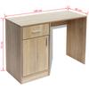 Vidaxl Schreibtisch mit Schublade und Schrank in Eichenfarbe 100x40x73 cm