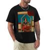 Persian Musician And Calligraphy Tshirt Casual Graphic Print Tee