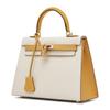 New leather creative color matching design palm pattern shoulder messenger bag fashionable versatile handbag