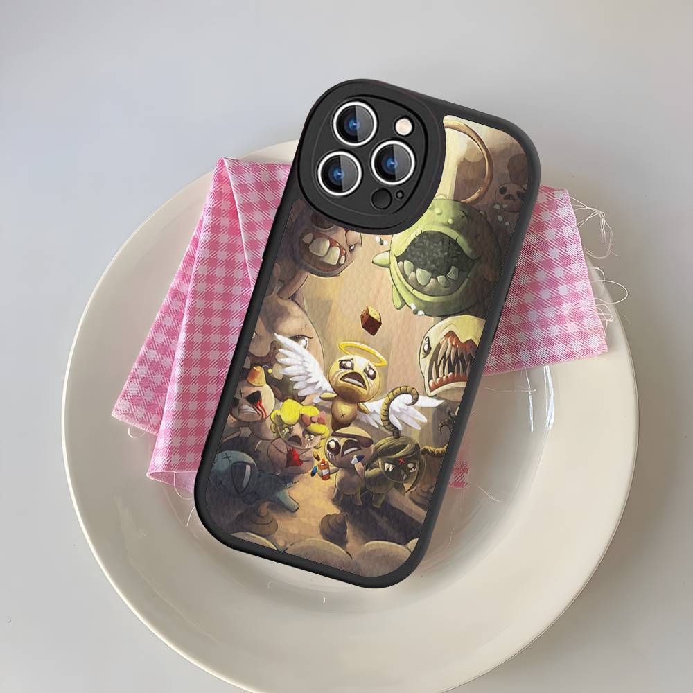 Game The Binding Of I-Isaac For IPhone 16 15 14 13 12 11 Pro Max Plus Shockproof Leather Soft Phone Cover