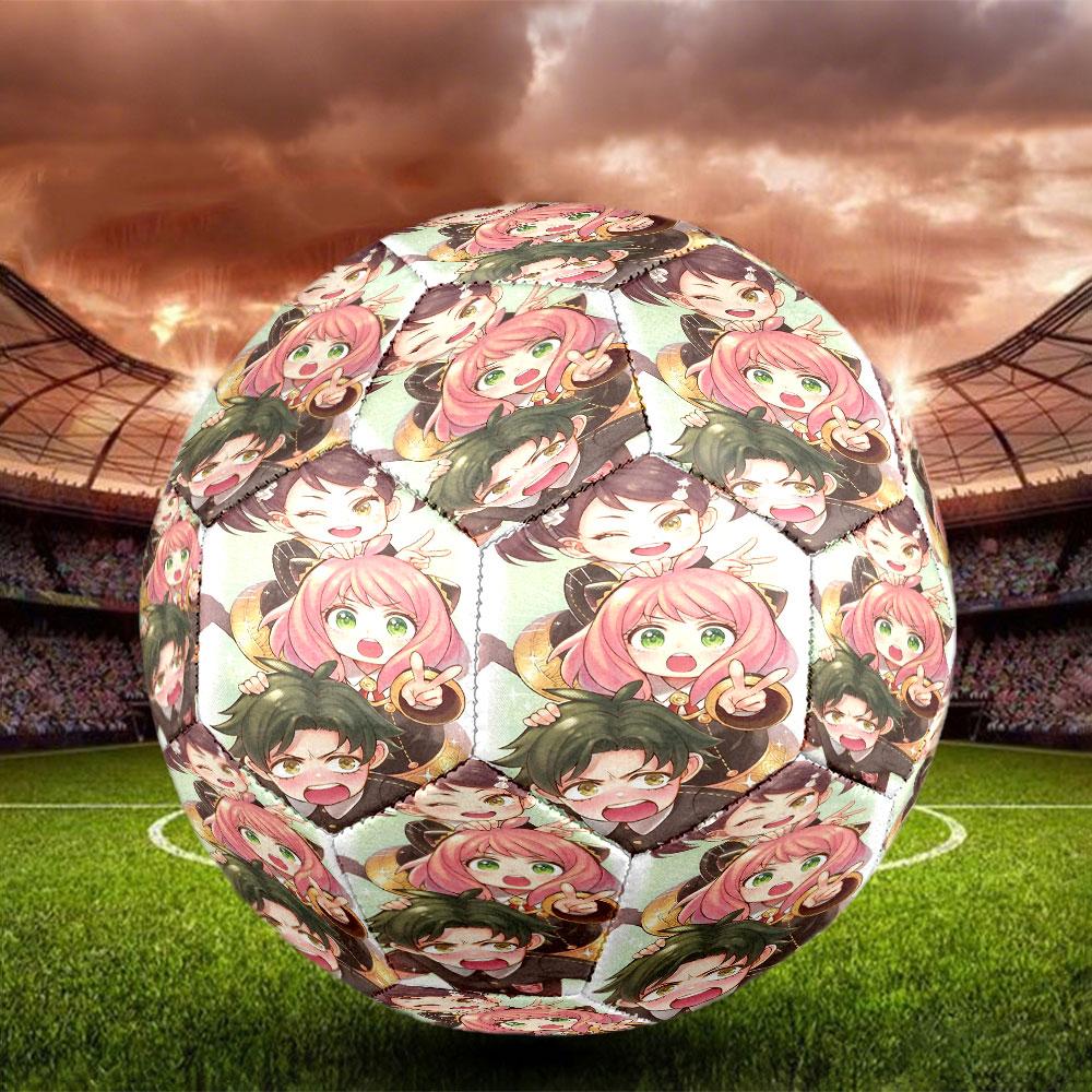 Genshin Impact Print Size 5 Soccer Ball, Standard Match Football for Sports Game and Team Practice, Ideal Gift for Soccer Fans