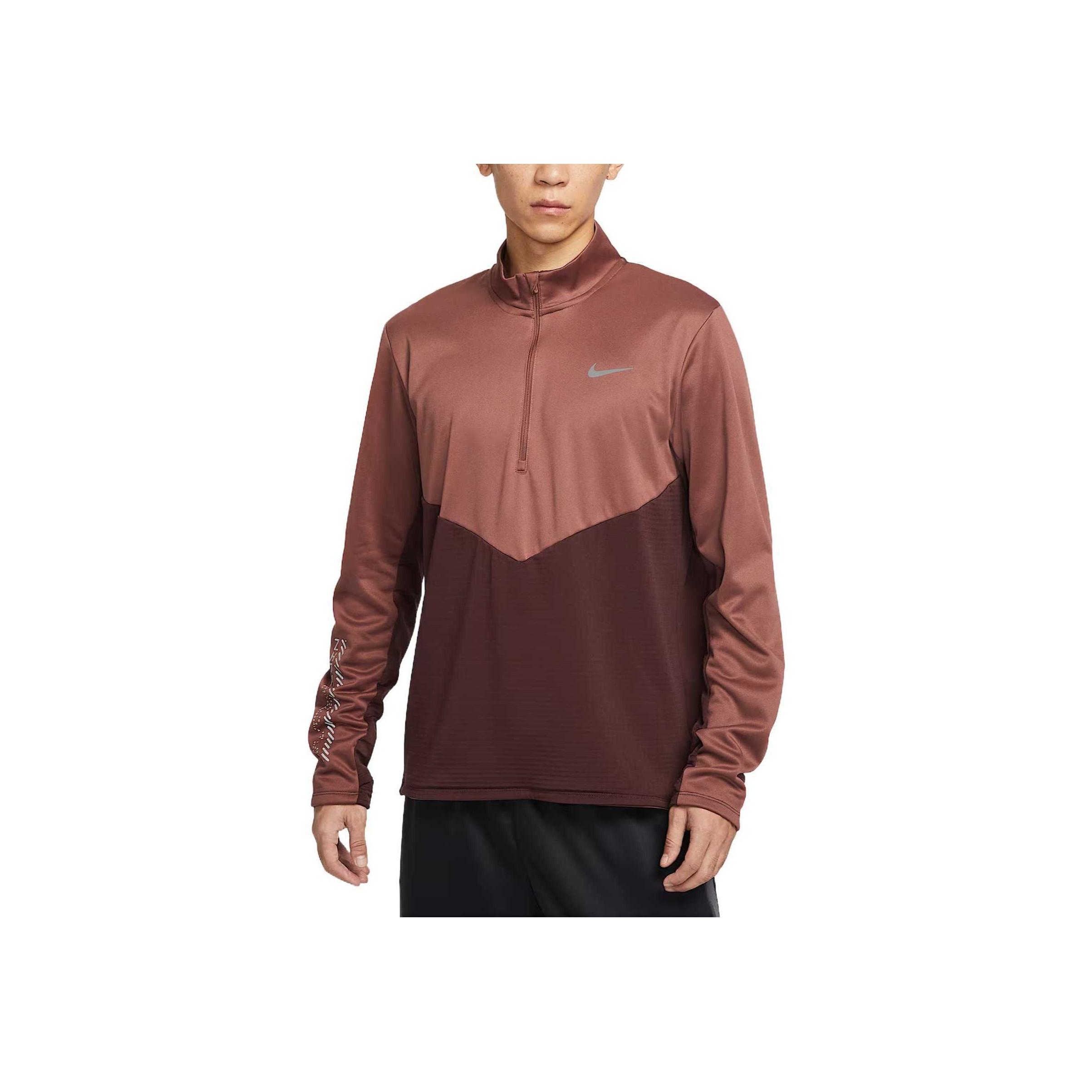 

Nike Pacer Soft Skin Comfortable Running T-Shirt Men tops Burgundy Red-Brown HV2672-652 XXL