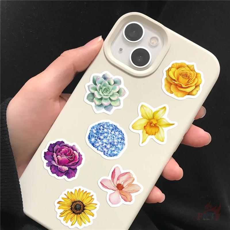 500Pcs/Roll Flowers In Blossom Kids Rewards Stickers - DIY Scrapbooks Album Decor Sealing Label Decals