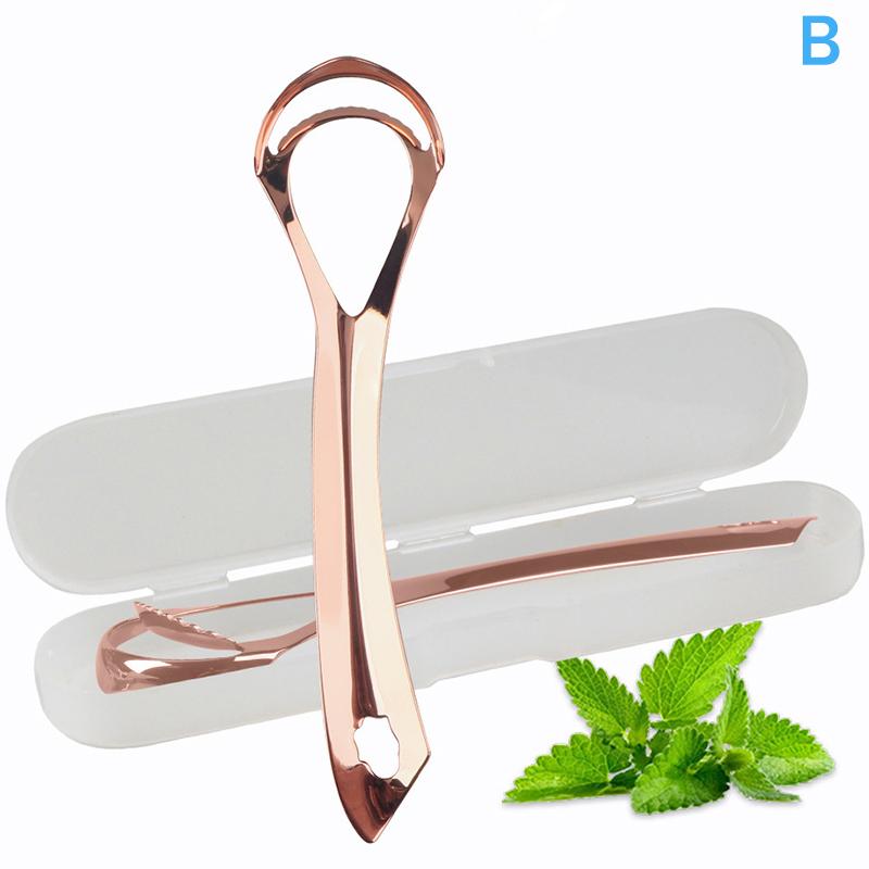Stainless Steel Tongue Scraper Tongue Coating Cleaner Tongue Coating Brush Oral Tongue Cleaner Tool Fresh Breath