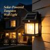 Solar Tungsten Wall Lamp  Waterproof Motion Sensor 3 Modes Outdoor LED Light for Patio Courtyard Porch Barn Garage Garden
