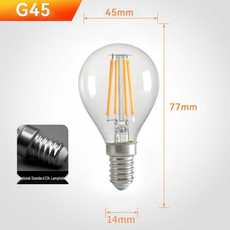 LED Retro Edison Filament Bulb E14 Screw Base Warm White