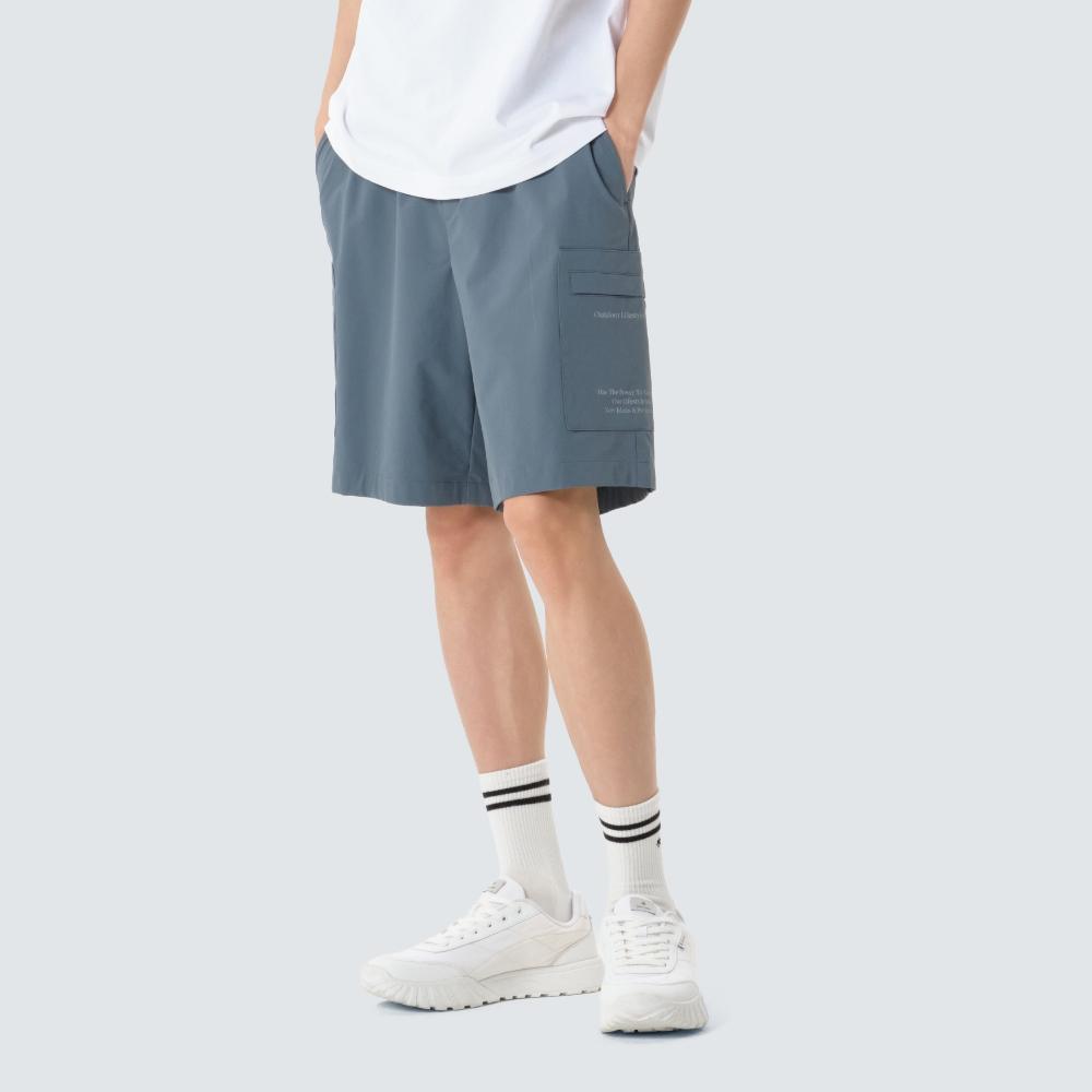 [Snowpeak] Rago Cargo Shorts Pastel Blue (S26MMTHP26) 85(M)