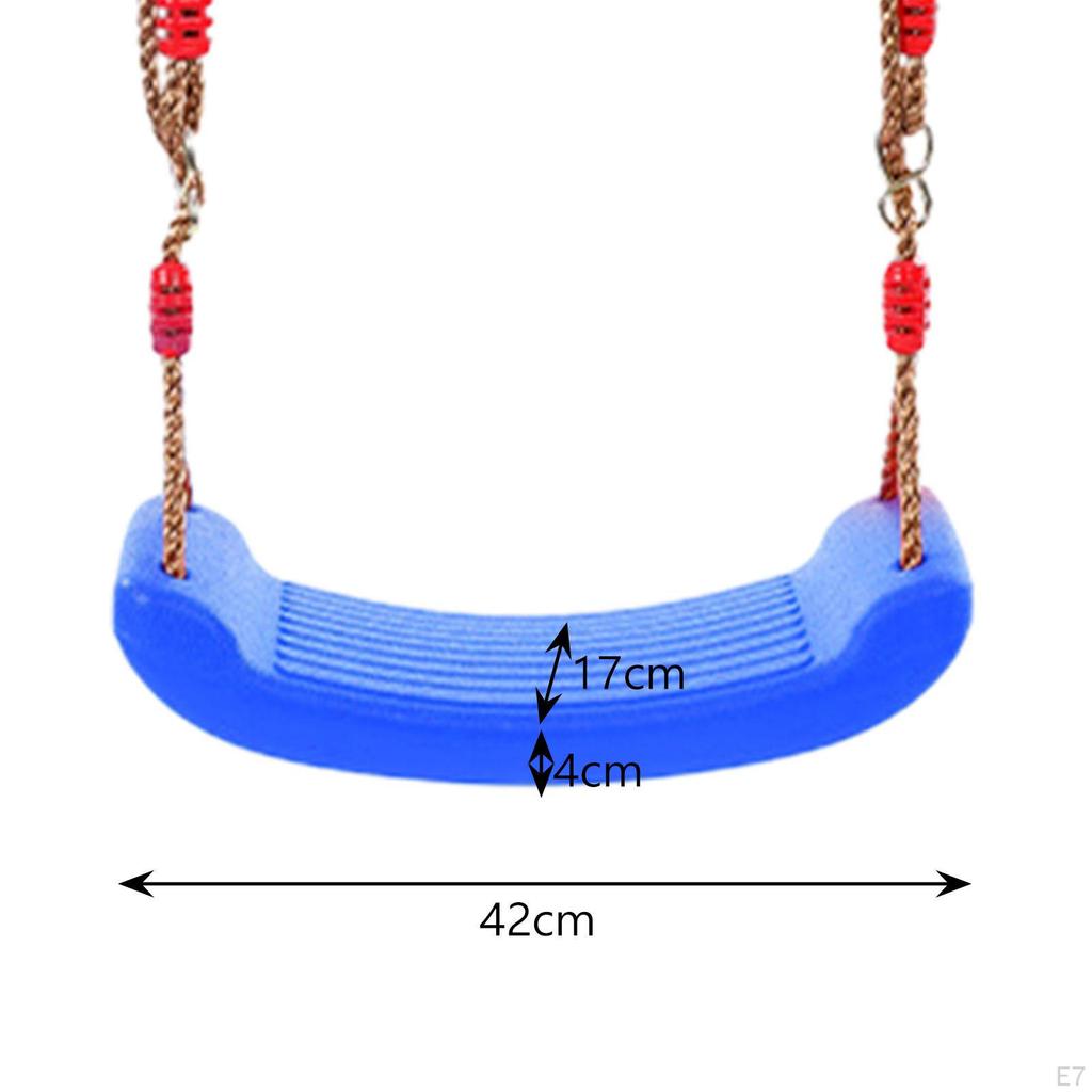 Swing Seat Rope Adjustable Chair for Jungle Indoor Outdoor Boys Girls