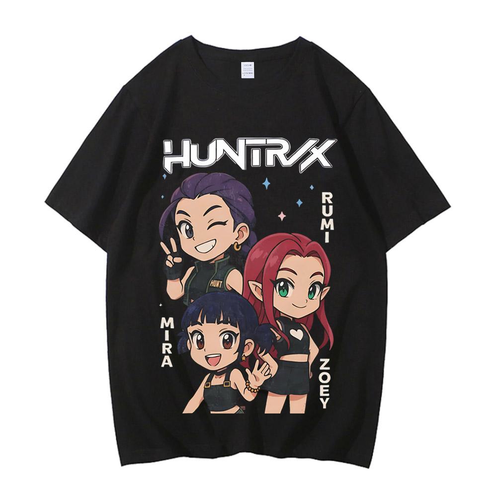 Hot Cartoon KPop Demon Hunters Tijger T-shirt Harajuku O-hals Casual Shirt Hoge Kwaliteit T-shirt Y2k Streetwear