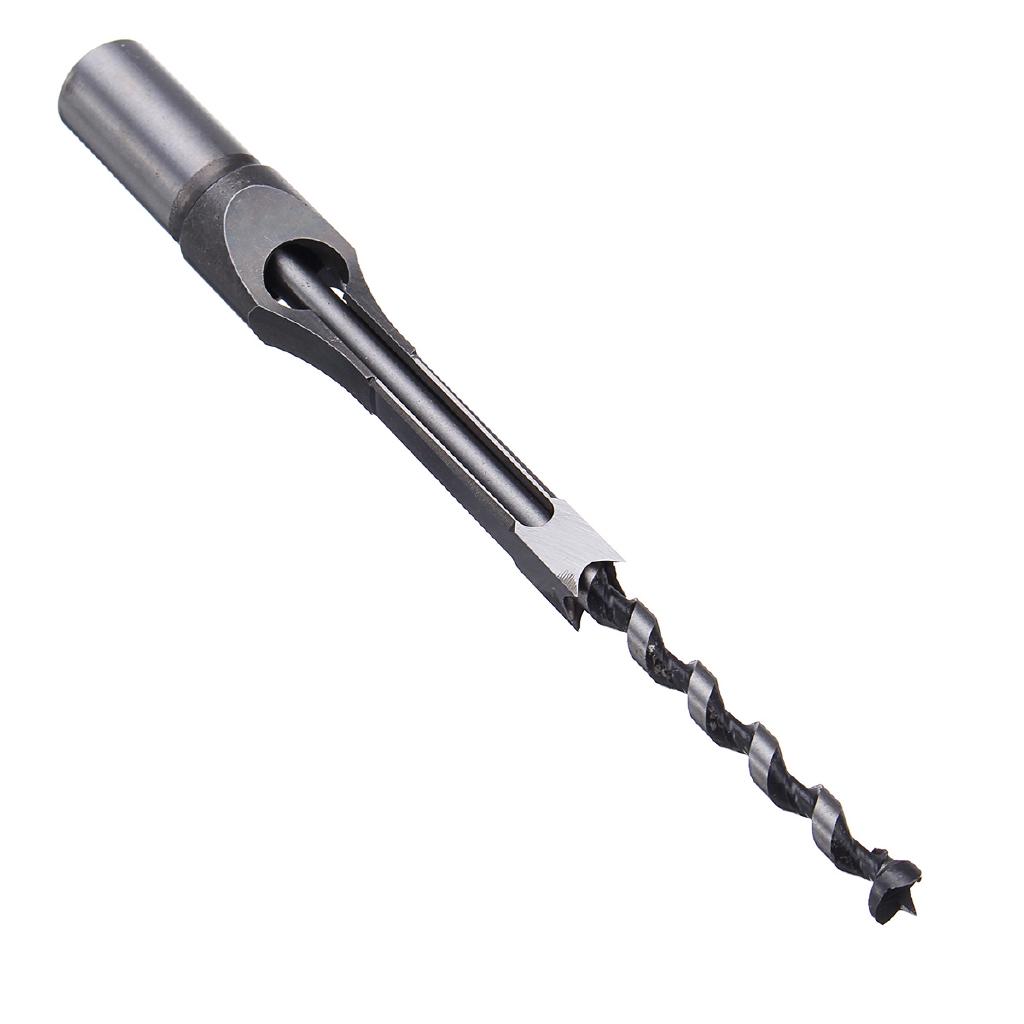 6-12.7mm HSS Square Hole Mortiser Drill Bit Saw Mortising Chisel Woodworking Electric Drill Tools 6-12.7mm 7pcs