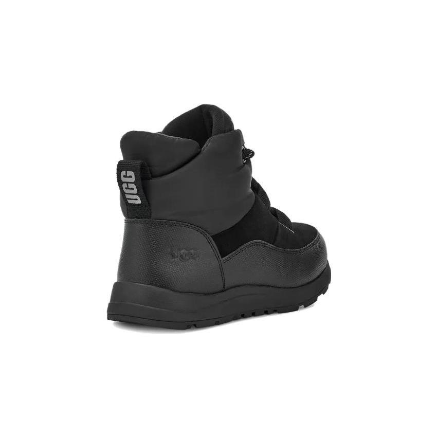 (GS) UGG Yose Puffer Lace Boot 'Black' Kids' 1143780K-BLK