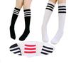 Student Performance Socks Three-Bar Football Socks Casual Dance Cheerleading Team Performance Tube Socks Street Stalls Full Of Free Shipping