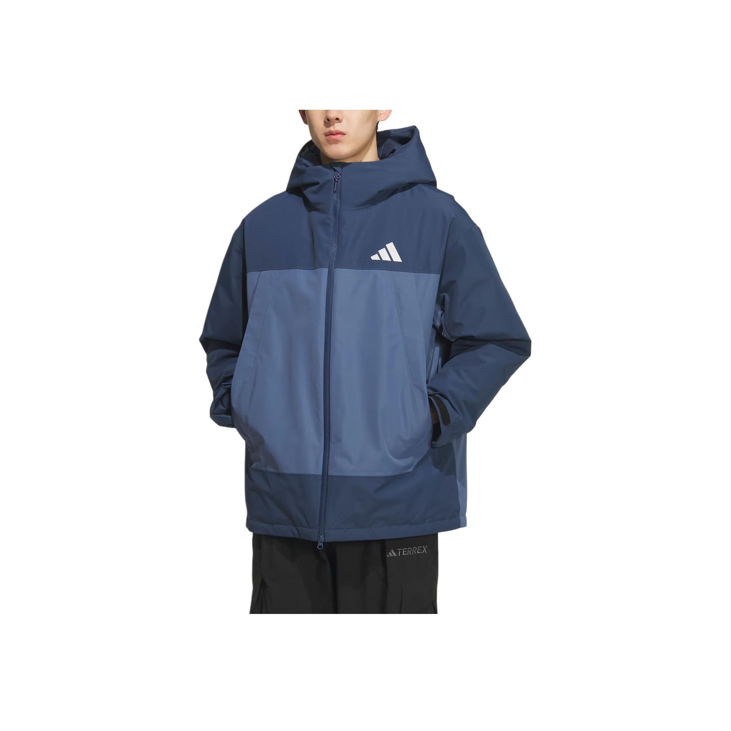 Adidas Terrex Multi Tech Goose Outdoor Down Hooded Zipper Jacket Unisex Jackets KT-5006 S