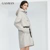 Gasman 2022 New Spring Autumn Jacket Trench Coat Women Long Parka Thin Cotton Fashion  Warm High Quality Women's Jackets 81872