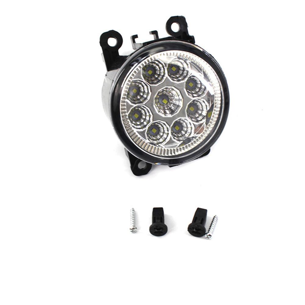 Pair Clear Lens LED Bumper Fog Lights For Ford C-Max Nissan Pathfinder Jaguar XK