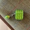 Cute Watermelon-Pattern Wavy Edge Earphone Case with Watermelon Pendant Earphone Case Suitable for AirPods 1 2 3 4 Pro Pro2 Pro3