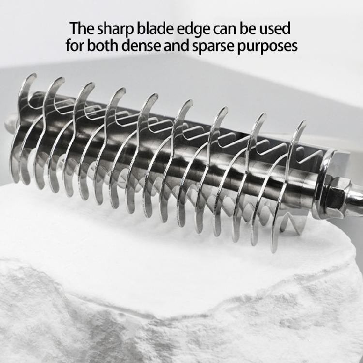 Multiuse Pet Massage Comb For Thick Furs Coat Quick Detangler Tool With Easy to Grip Handle Slicker Brush for Home Use