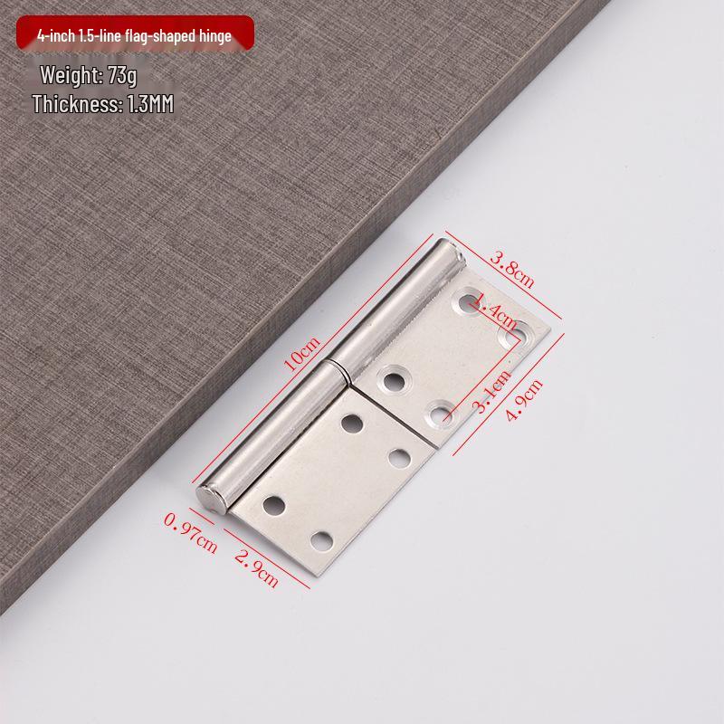 Removable 304 Stainless Steel Flag Hinge for Bathroom and Fire Doors