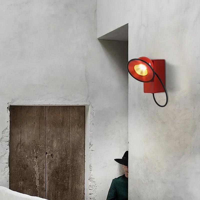 Nordic Medieval Style Wall Light for Living Room Bedside Light Retro Magnetic Suction Bedroom Decor Wall Lamp Home Wall Sconces
