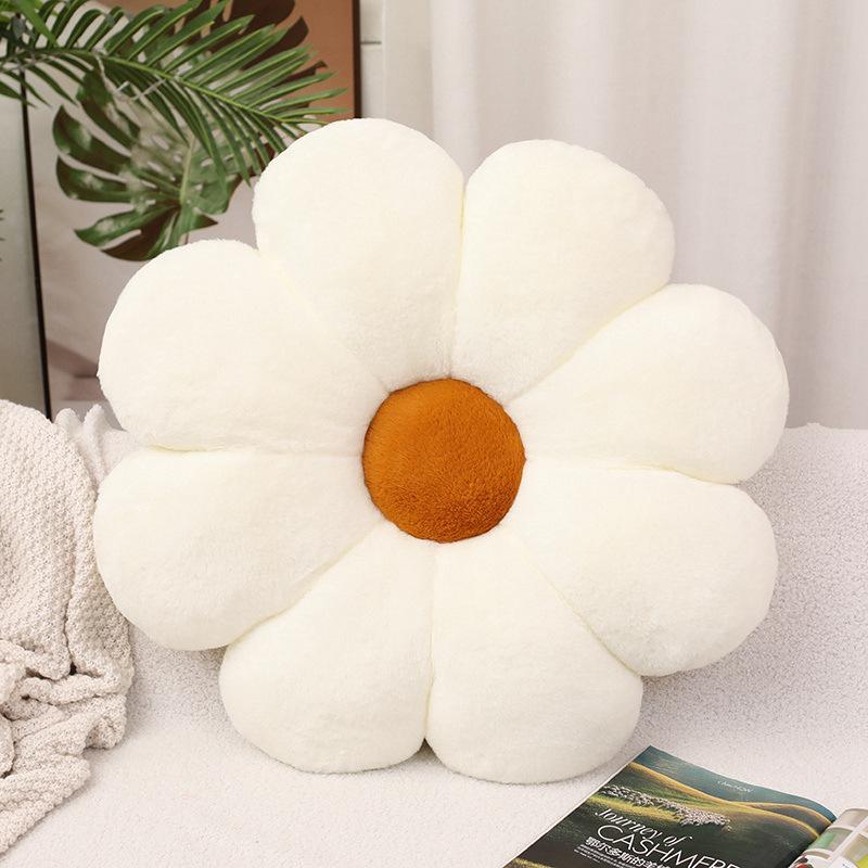 Flower Seat Cushion Six Colors Optional Plush Material Home Sofa Pillow Cushion Wind Hug