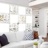 12pcs/lot  Room Safety Pvc Panel Screen Bird Flower Living,dining,study,sitting-room,hotel And Bar Decoration 15.7"x15.7"x0.032"