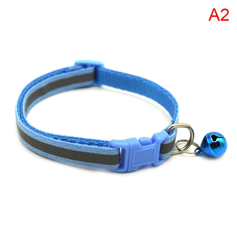 

Нейлоновые светоотражающие ошейники для щенков Sky blue