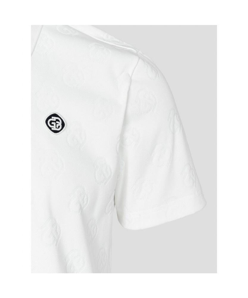 BEANPOLE GOLF [Heritage] Men'S Jacquard Short Sleeve T-Shirt - White