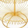 Standing Fruit storage Basket, Round Iron Household Plate Tray