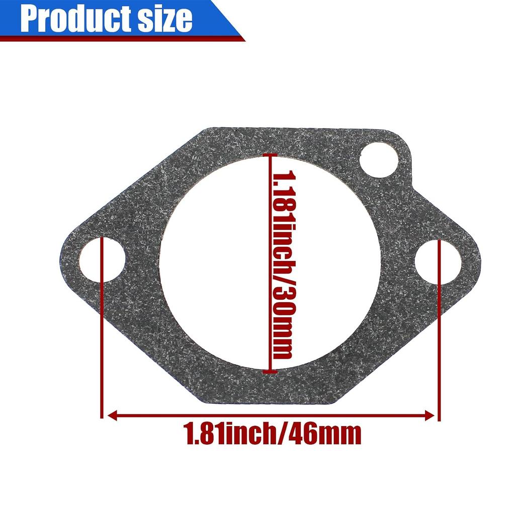 Carburetor Gasket Compatible with Kawasaki FE290 FE350 Engine Golf Cart Gas Club Car Carb DS & Precedent Turf Carryall Pack of 6