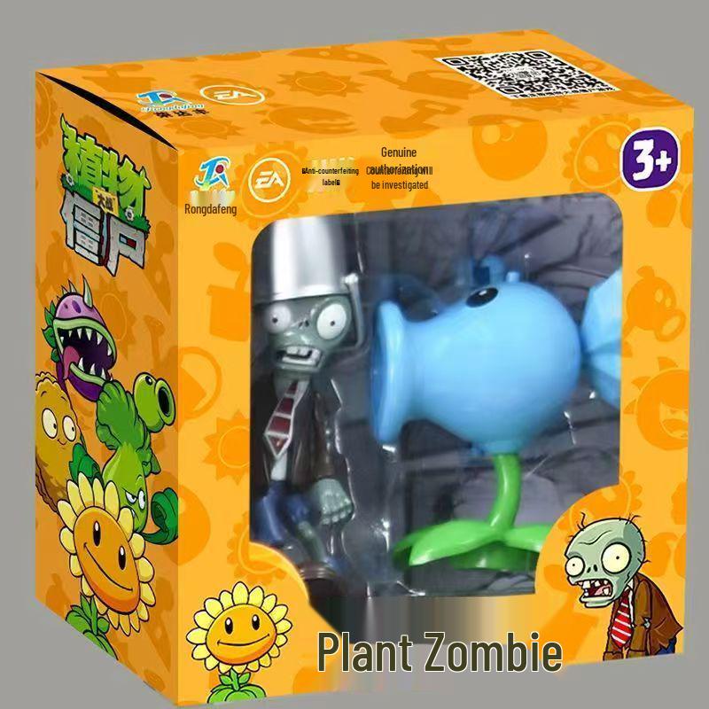 Официальные Растения против. Игрушки зомби: Фигурки-ролевые игры «Горохострел», «Ледяной Стрелок», «Бог Солнца» и «Зомби» для детей