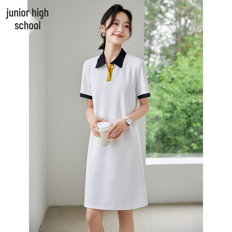 

Women s Summer Knit Polo Dress L