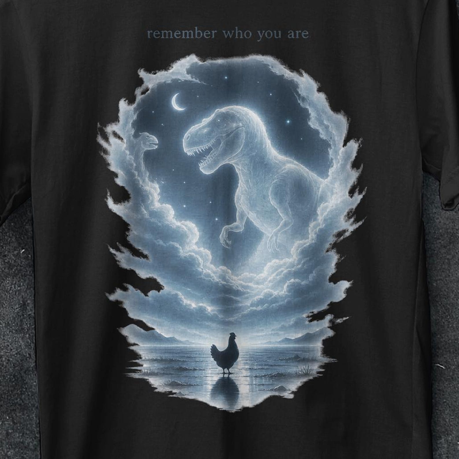 Remember Who You Are Shirt, T-Rex Chicken Evolution Shirt, Funny Science Shirt, Paleontology gifts, Chicken Dinosaur Shirt, Meme shirt 4XL
